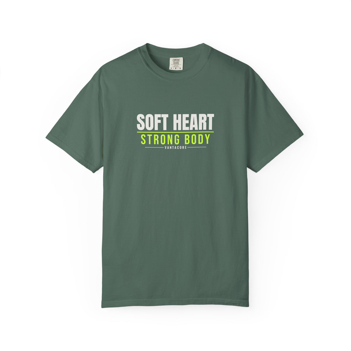 Soft Heart Strong Body | Women's Garment-Dyed Graphic Tee