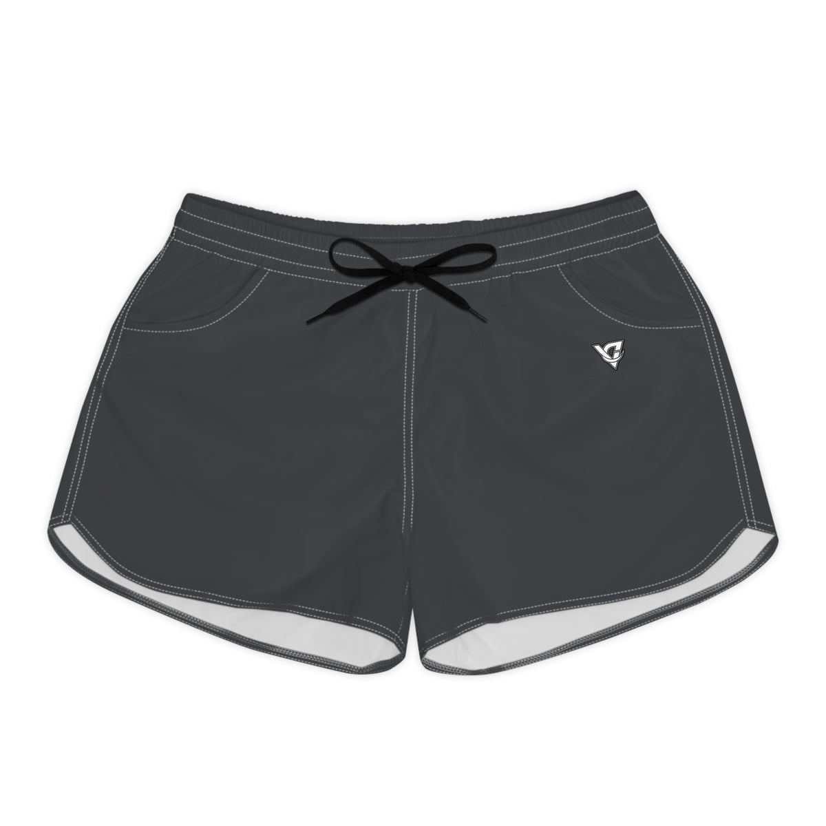 Women's Multipurpose Athletic Shorts with Pockets | Charcoal Grey Essential