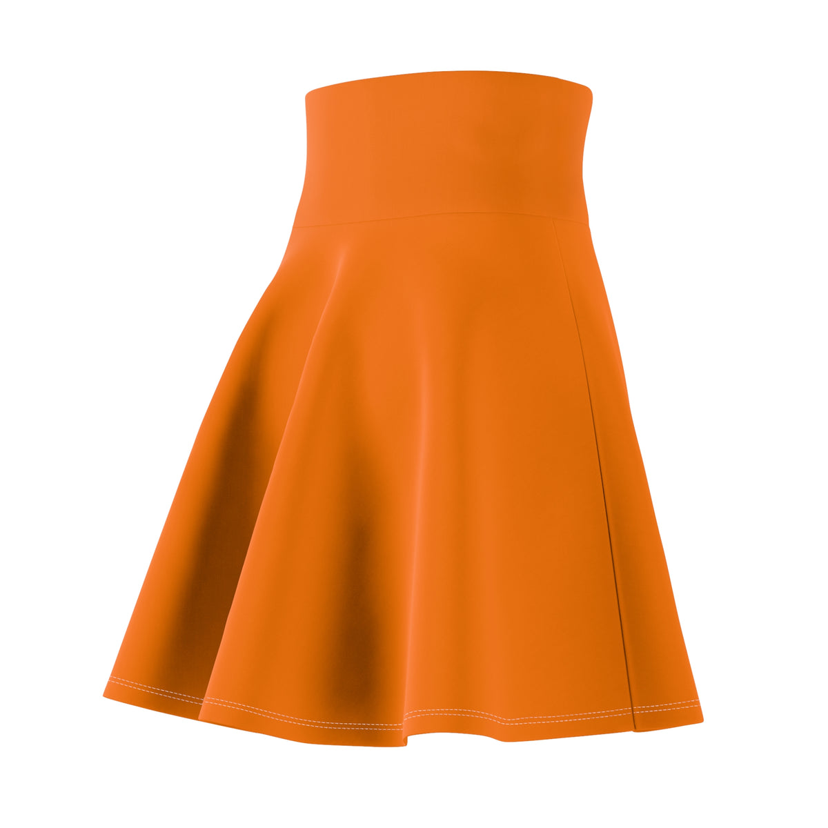 Vantacore Solid Orange Women's Athletic Skater Skirt