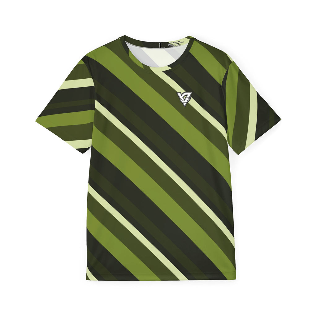 Olive Stripe Multipurpose Athletic Shirt