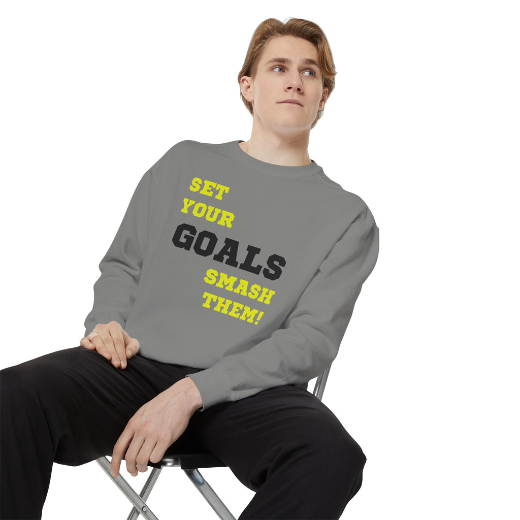 Set Goals | Motivational Crewneck Sweatshirt
