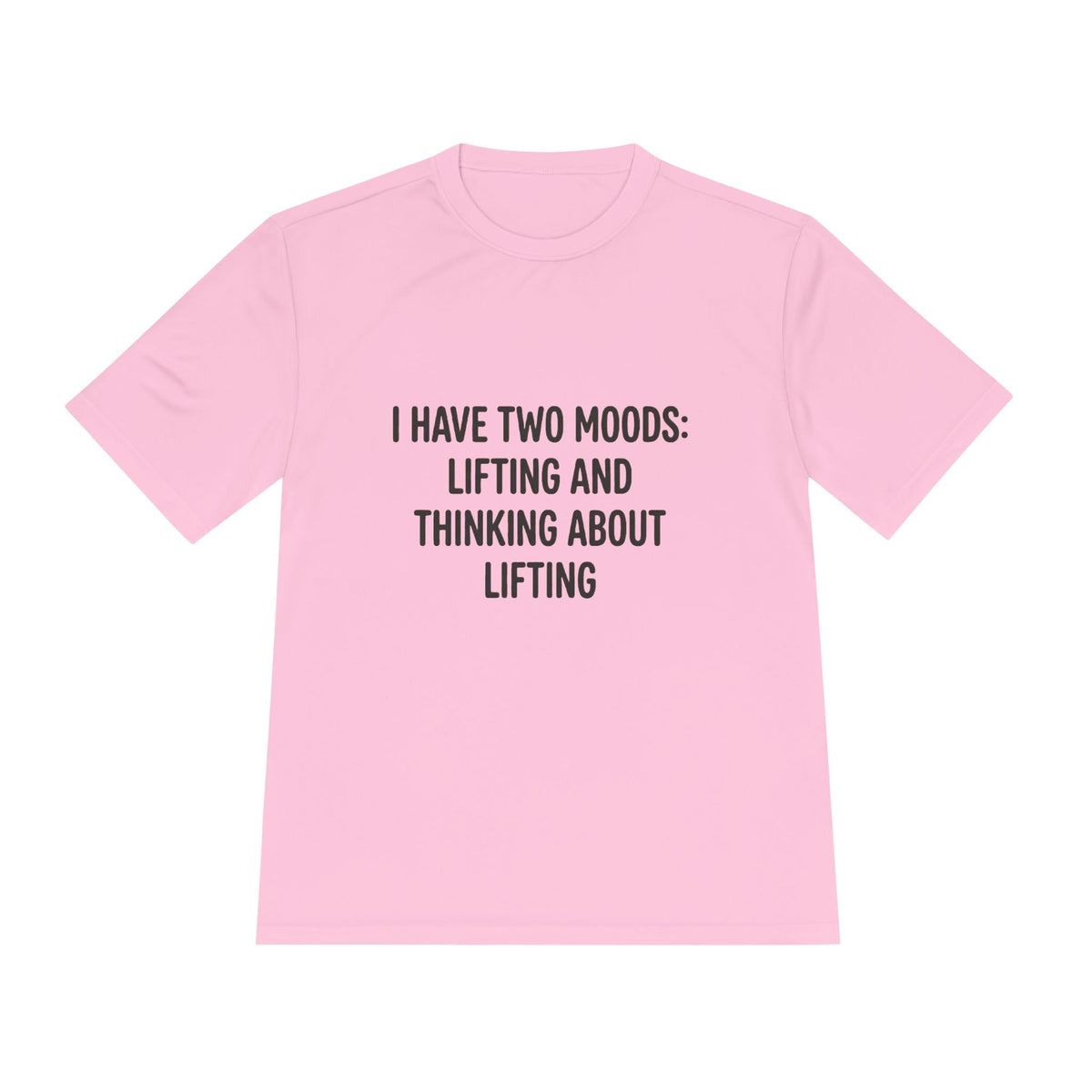 Lifting & Thinking About Lifting Tee — Workout Humor Moisture‑Wicking Shirt