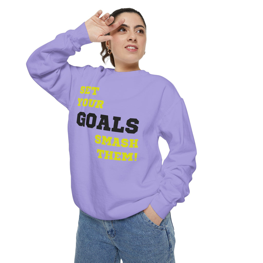 Set Goals | Motivational Crewneck Sweatshirt