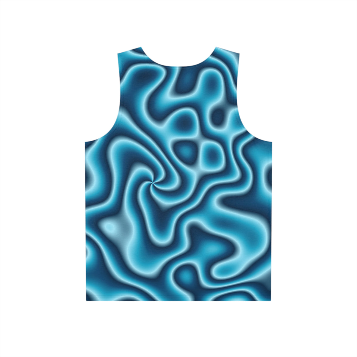 Ocean Tie-Dye Men's Athletic Tank