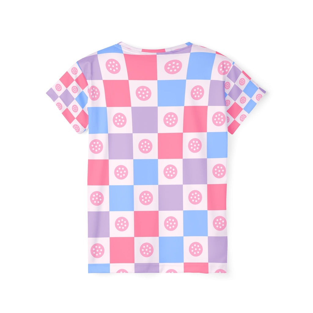 Pickleball Cotton Candy Checker Drive Women's Sports Jersey