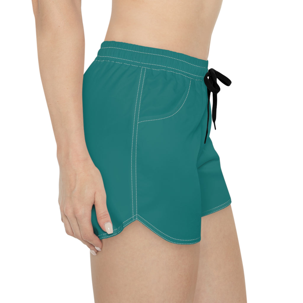 Women's Multipurpose Athletic Shorts with Pockets | Teal Essential