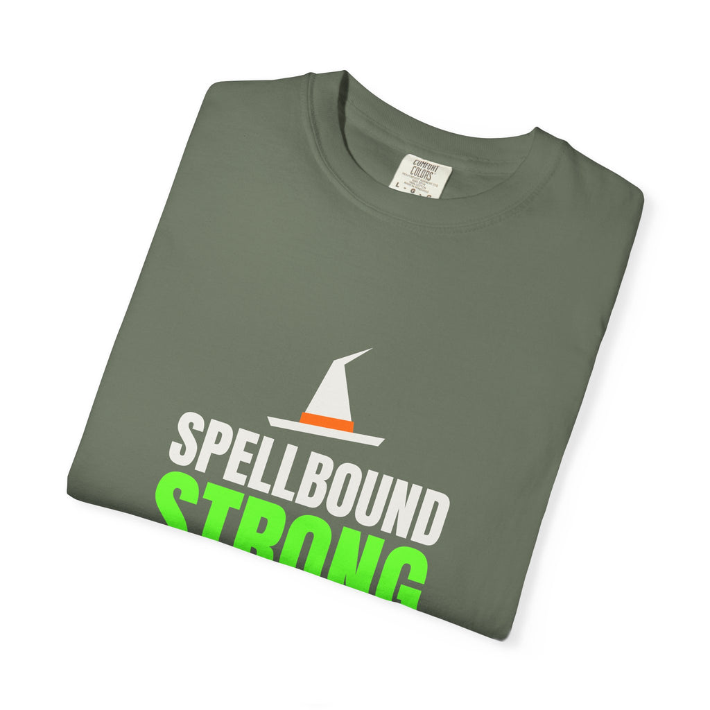Spellbound Strong | Women's Halloween Garment-Dyed Graphic Tee