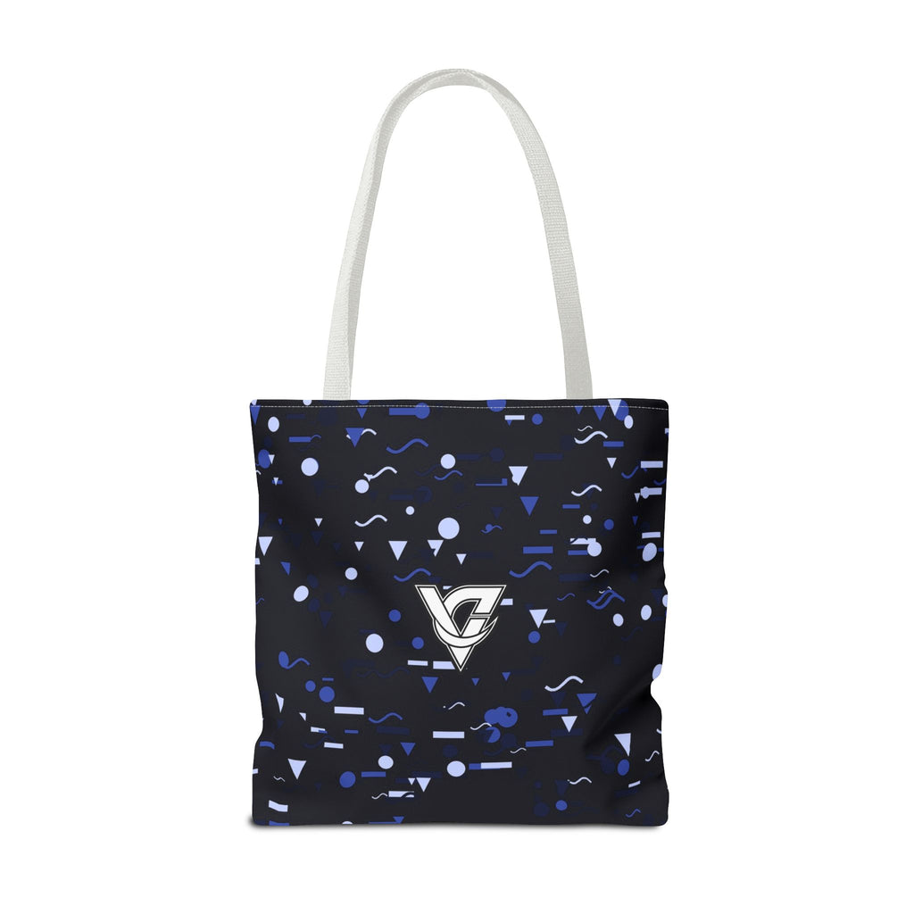 Midnight Confetti Tote Bag — All-Over Print Gym & Everyday Tote