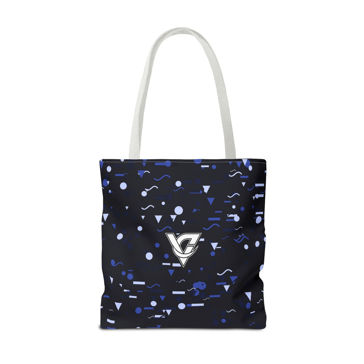 Midnight Confetti Tote Bag — All-Over Print Gym & Everyday Tote