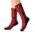 Infrared Lightning Athletic Crew Socks