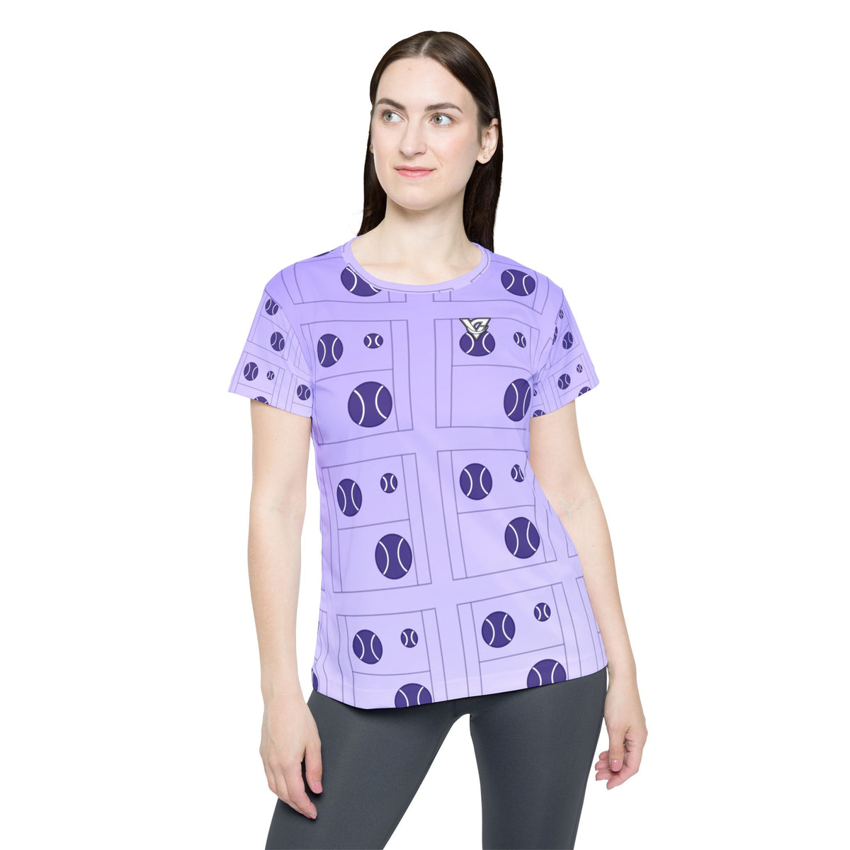 Tennis Lavender Mist Baseline Seam Women's Sports Jersey
