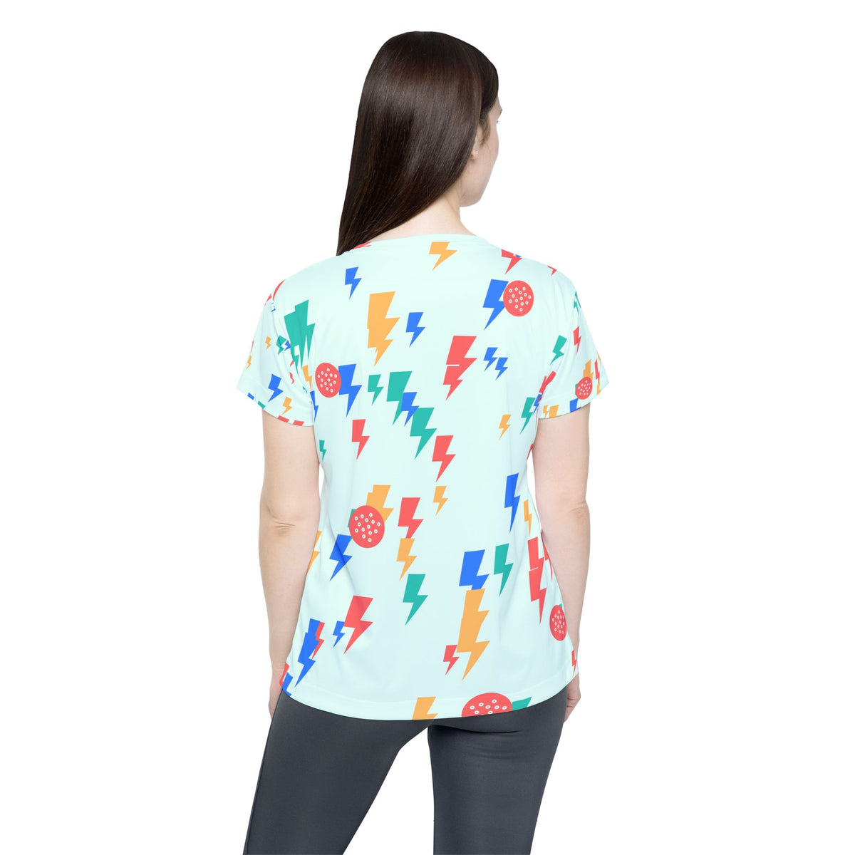 Golf Sea Glass Bolt Strike Women's Sports Jersey