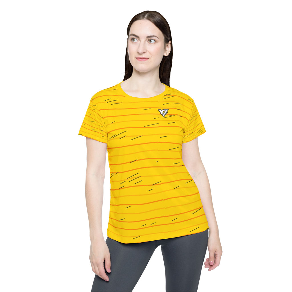 Running Neon Citrus Pace Lanes Women's Sports Jersey