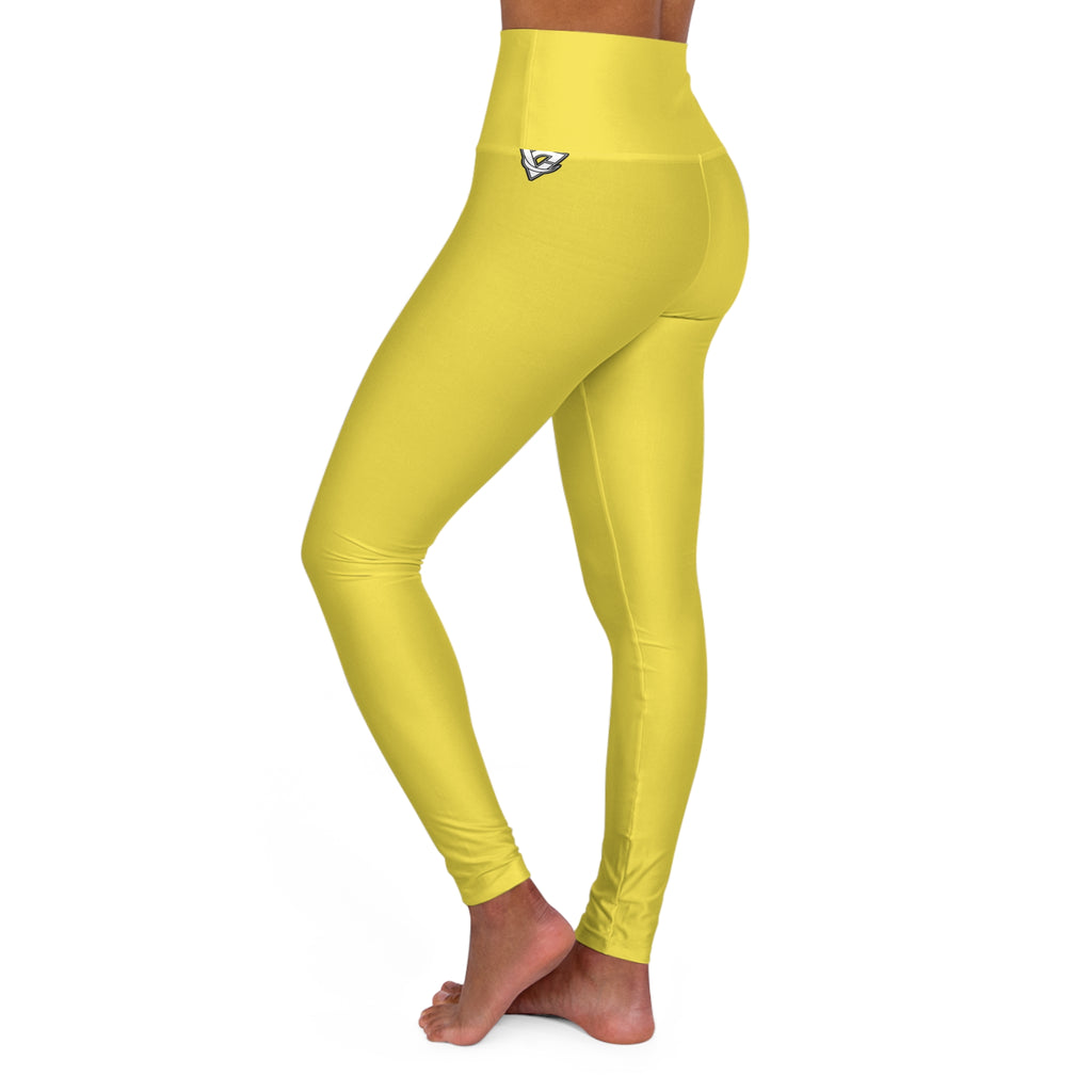 Lemon Yellow Essential High-Waisted Yoga Leggings
