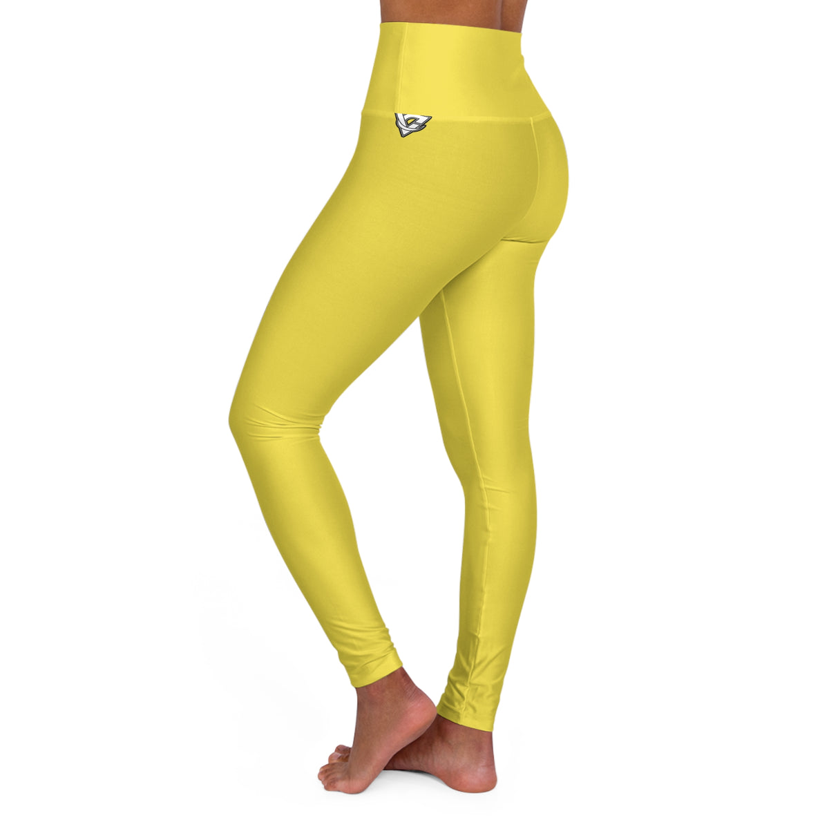 Lemon Yellow Essential High-Waisted Yoga Leggings