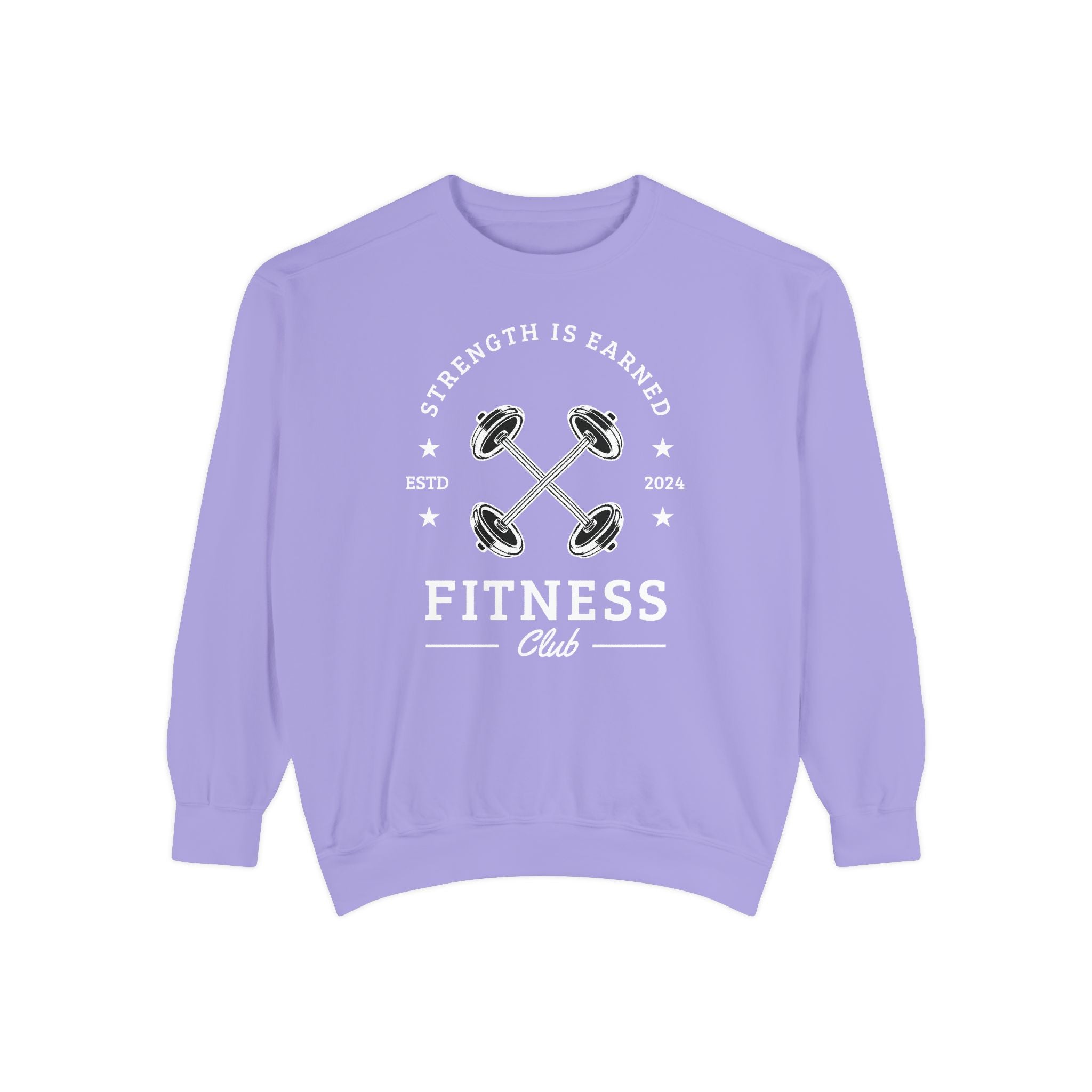 Fitness Club Sweatshirt | "Strength Is Earned" Crewneck
