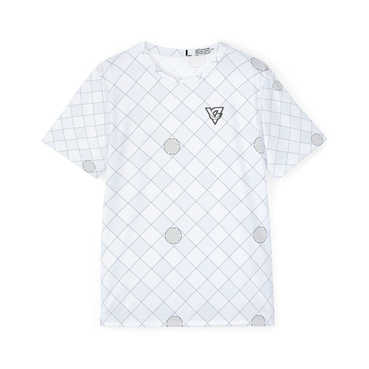 Golf Arctic White Dimple Links Men's Sports Jersey