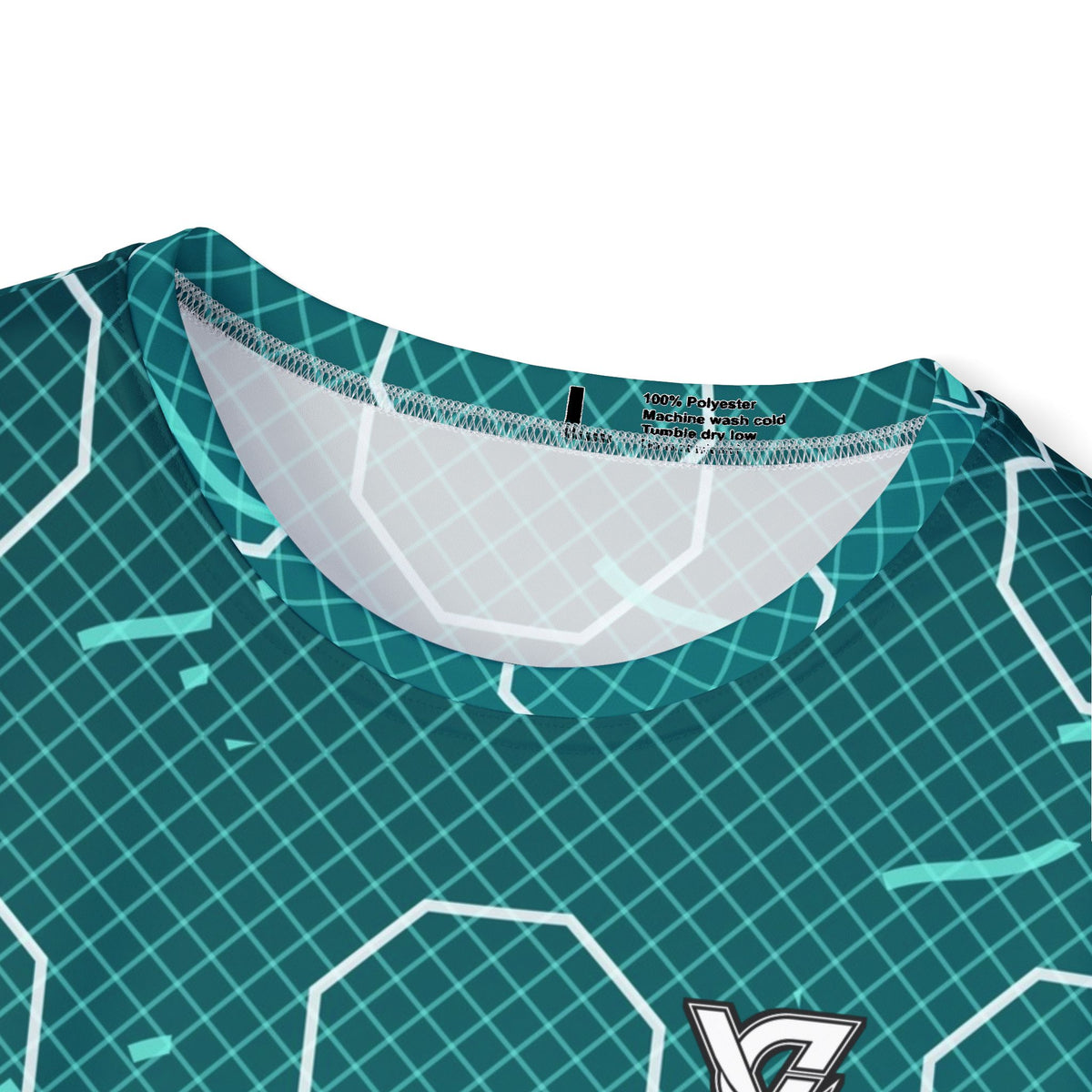 Combat Sports Teal Wave Cage Mesh Men's Sports Jersey
