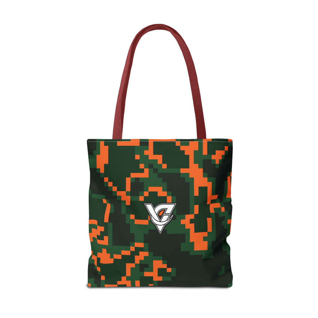 Evergreen Ember Digital Camo Tote Bag — All-Over Print Gym & Everyday Tote