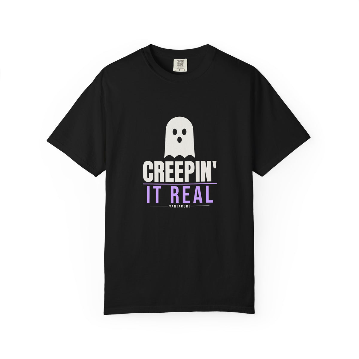 Creepin' It Real | Women's Halloween Garment-Dyed Graphic Tee