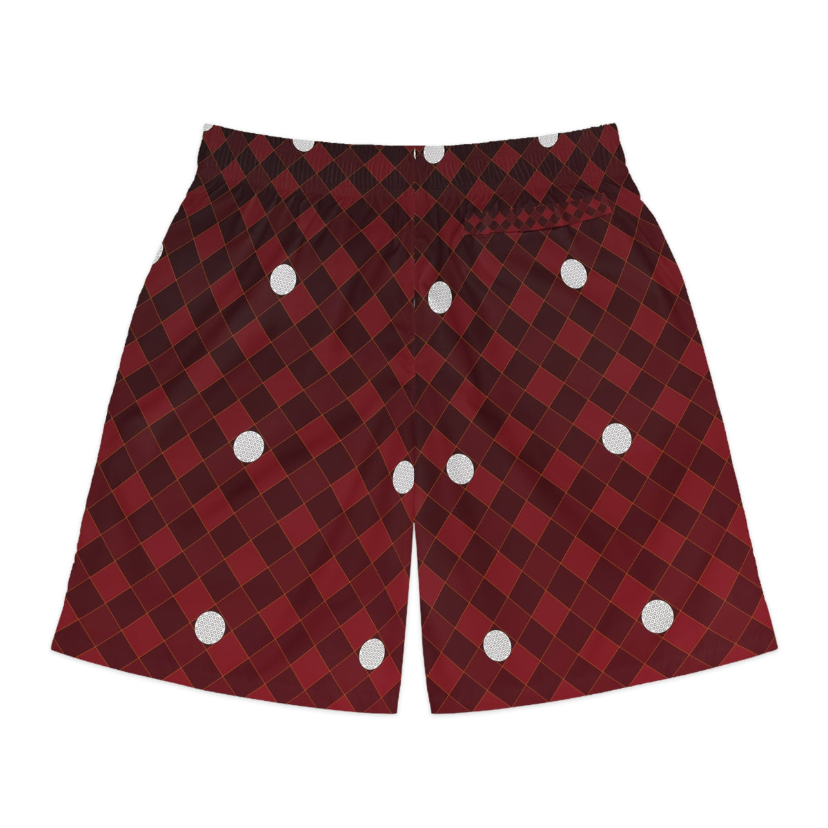 Golf Crimson Blaze Dimple Links Men's Athletic Shorts with Pockets