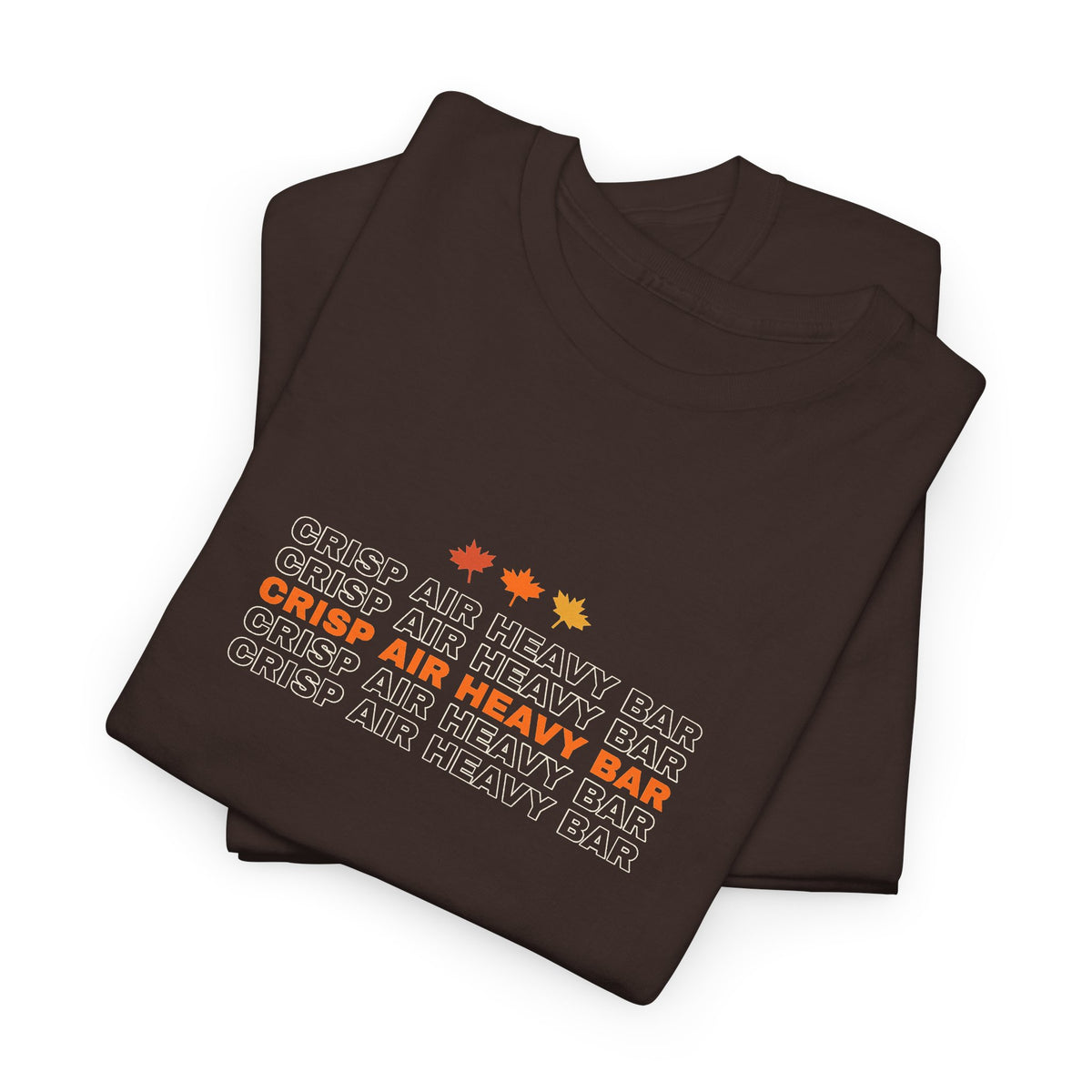 Crisp Air Heavy Bar | Men's Graphic Gym T-Shirt