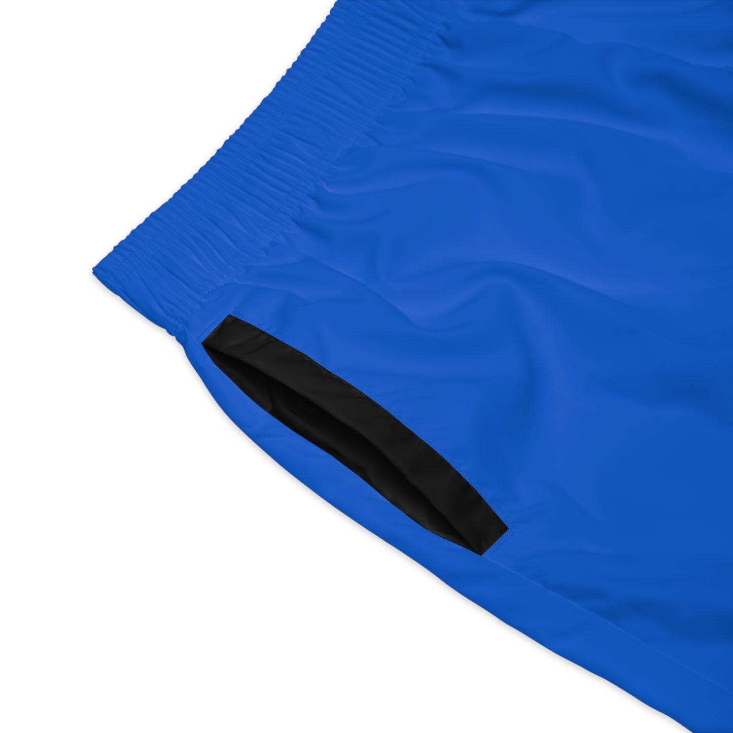 Men's Blue Abstract Athletic Jogger Shorts