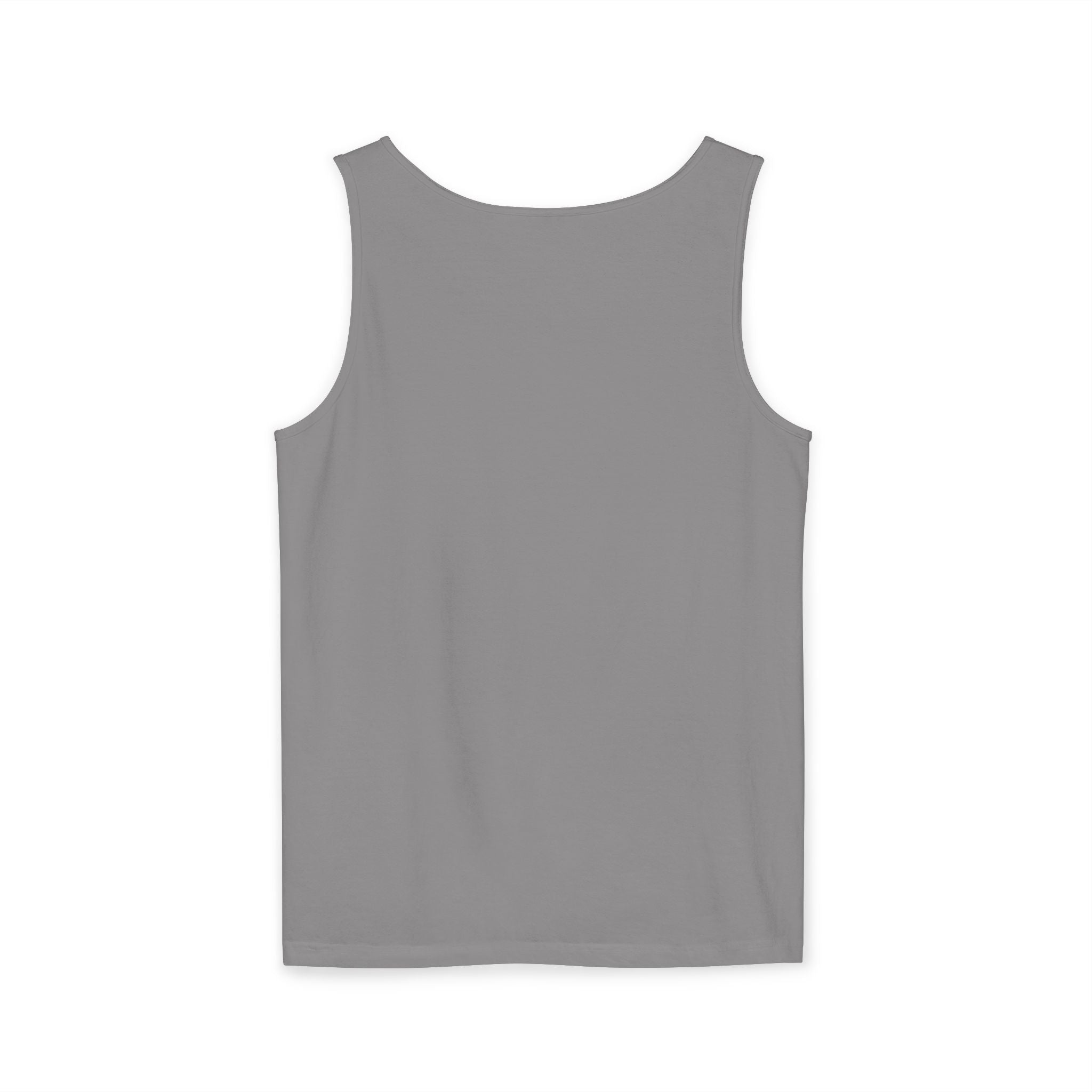Minimal Geometric Triangle Logo Tank Top | Chest Emblem