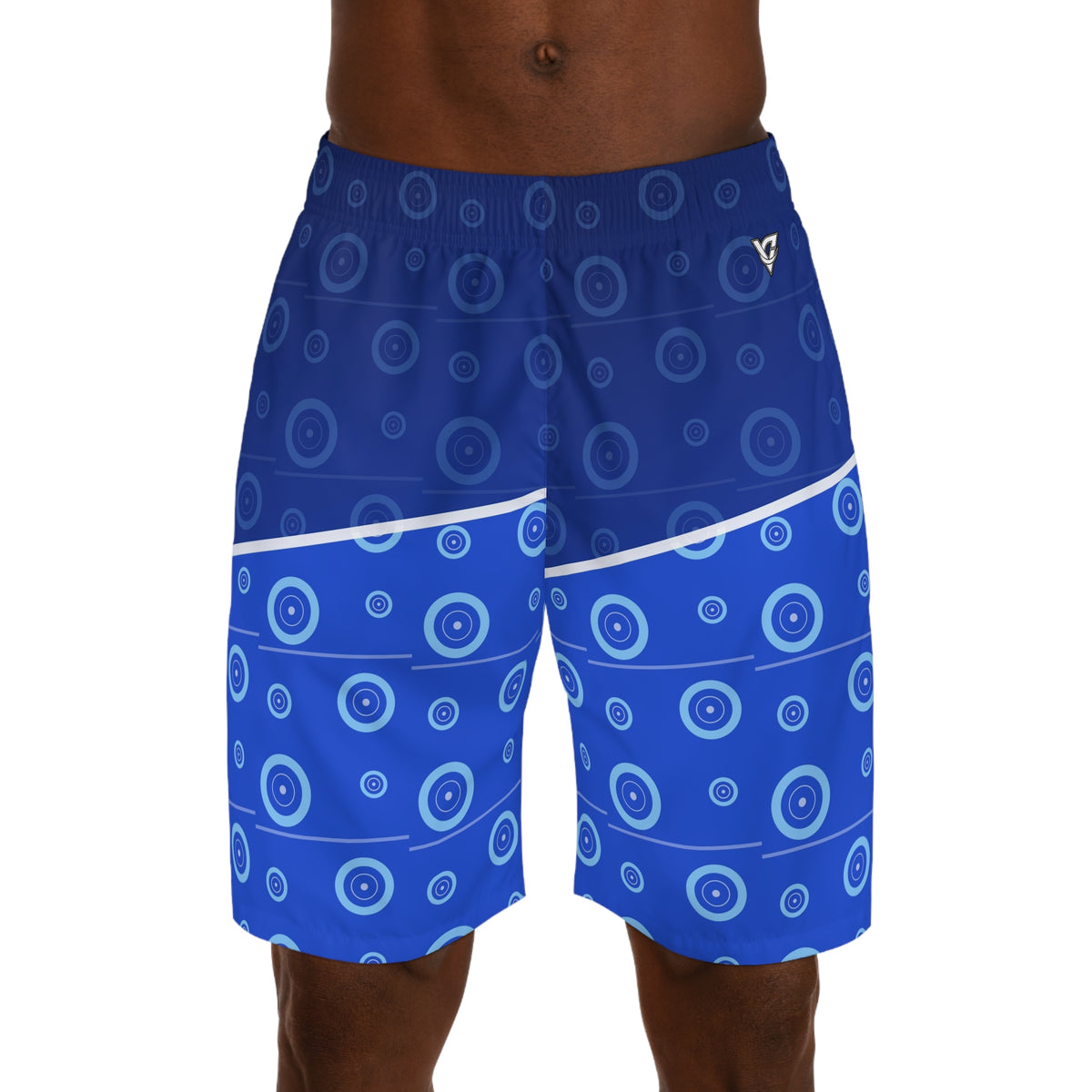 Training & Gym Royal Ice Iron Plate Men's Athletic Shorts with Pockets