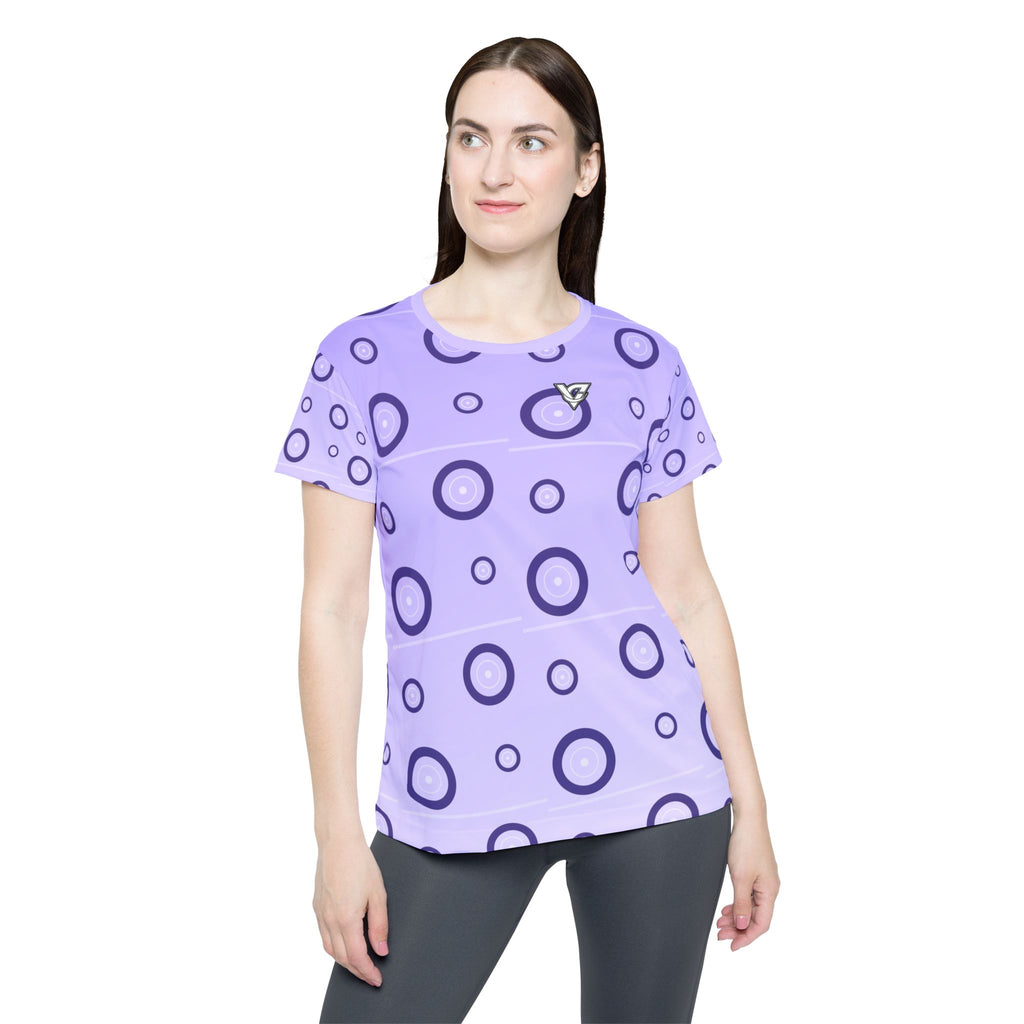 Training & Gym Lavender Mist Iron Plate Women's Sports Jersey
