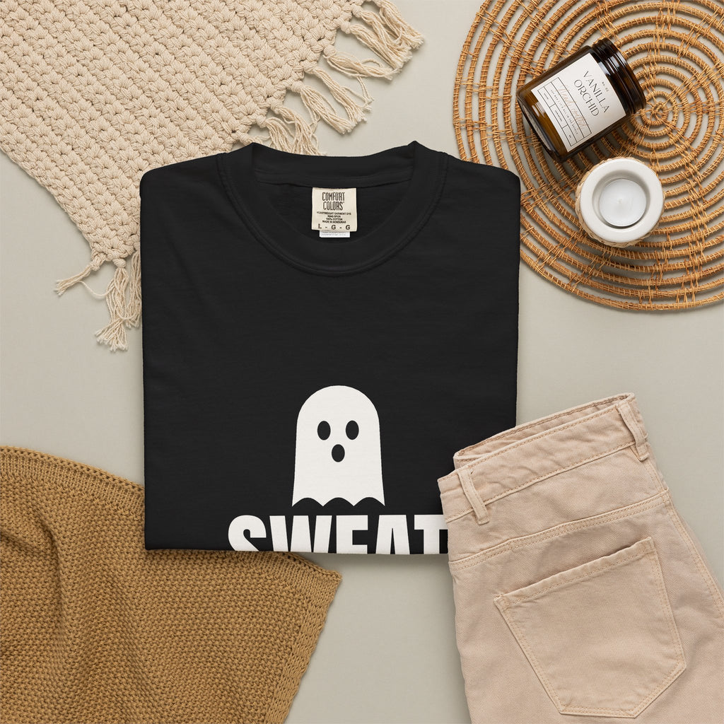 Sweat & Spells | Women's Halloween Garment-Dyed Graphic Tee