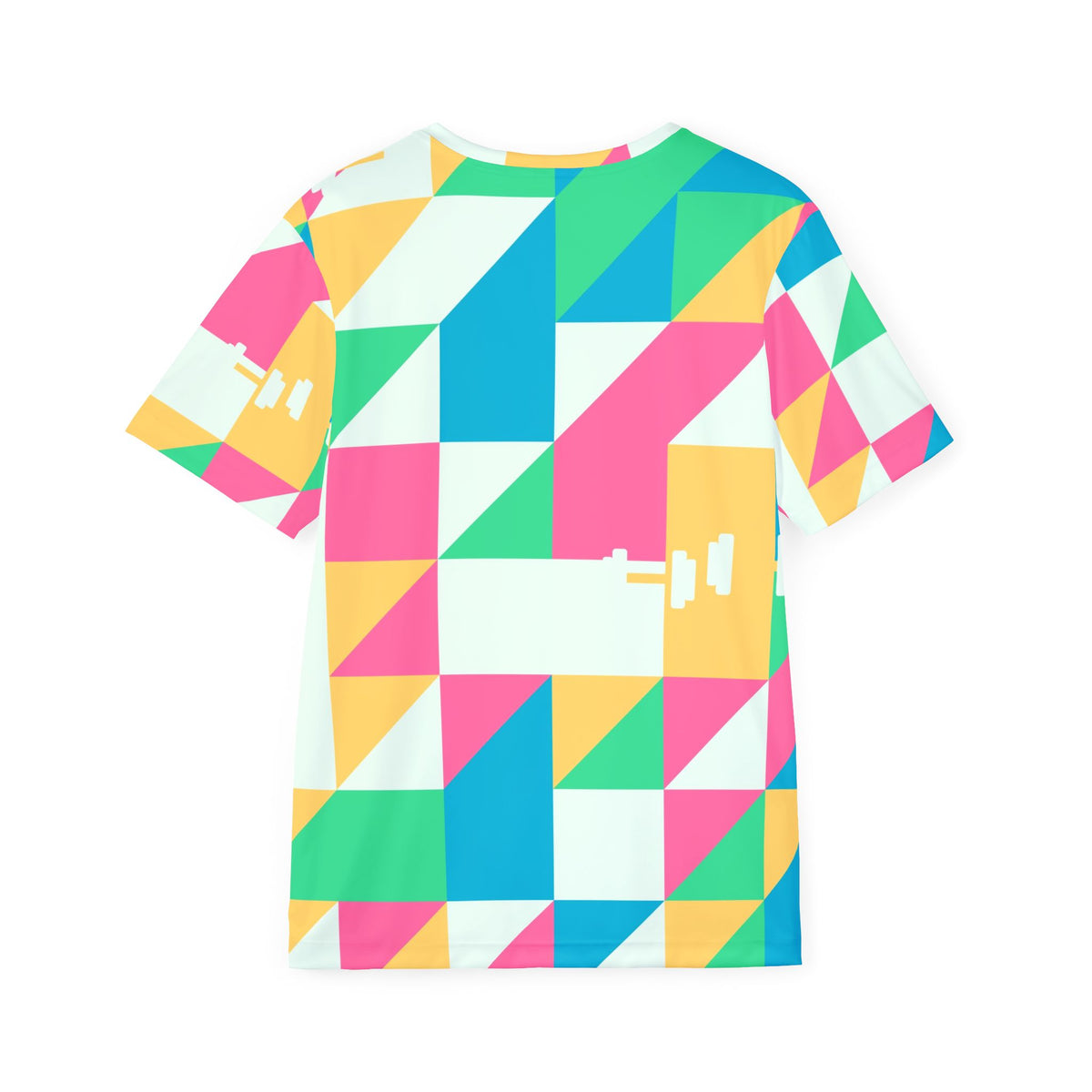 Training & Gym Mint Sorbet Prism Block Men's Sports Jersey