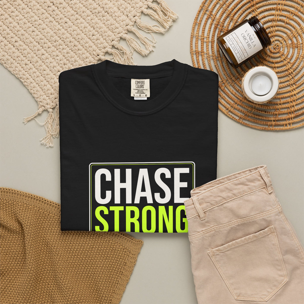 Chase Strong | Women's Garment-Dyed Graphic Tee