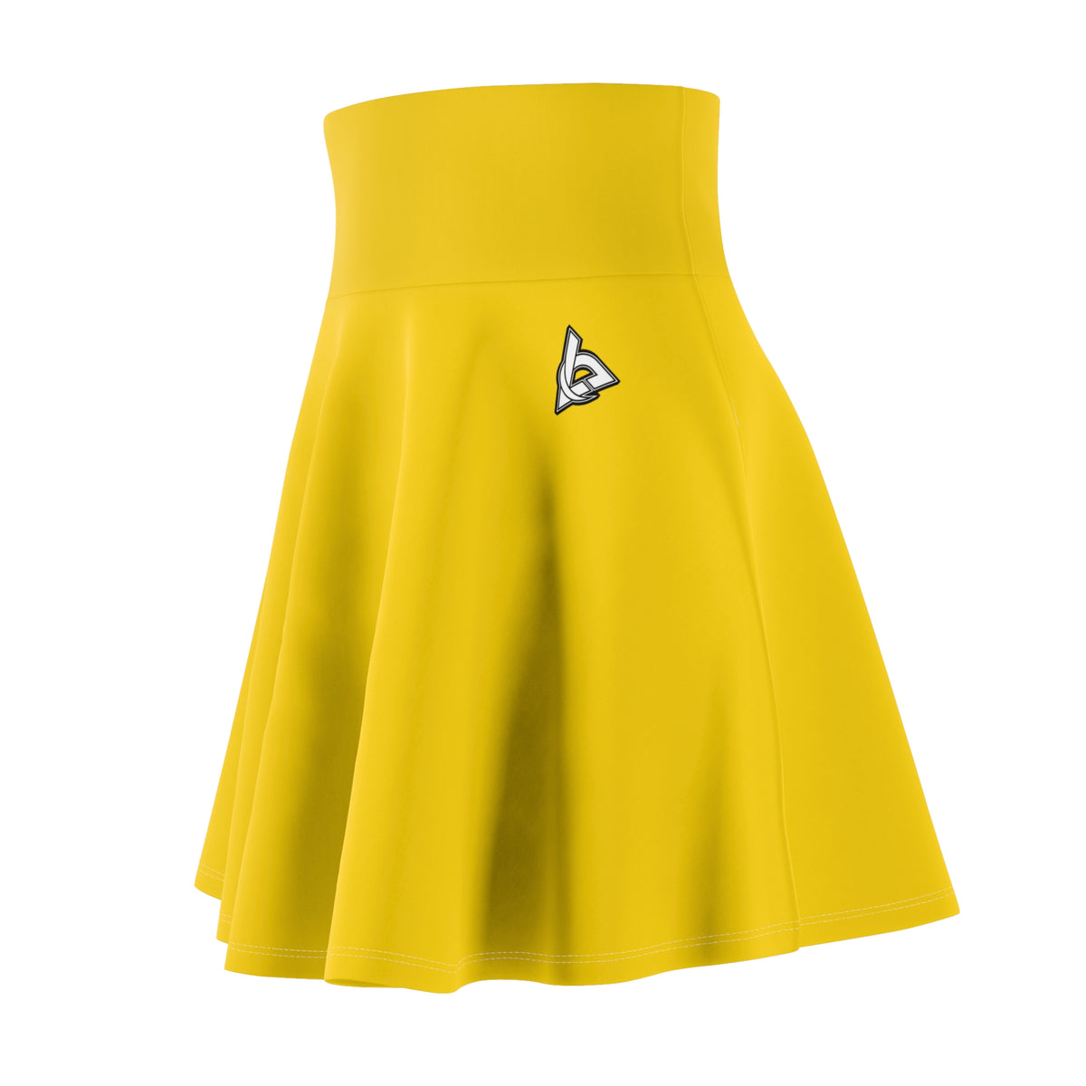 Vantacore Solid Sunshine Yellow Women's Athletic Skater Skirt