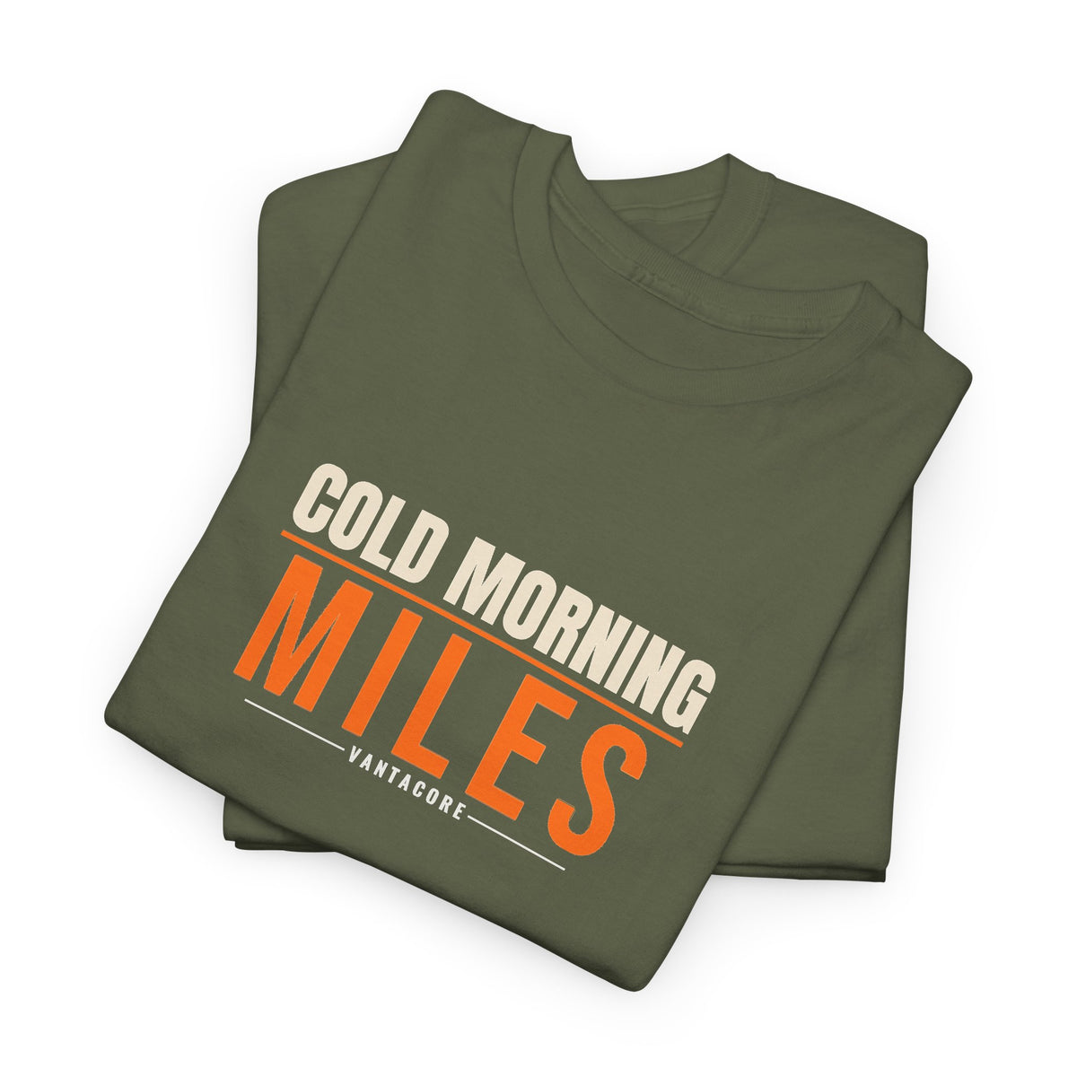 Cold Morning Miles | Men's Graphic Gym T-Shirt