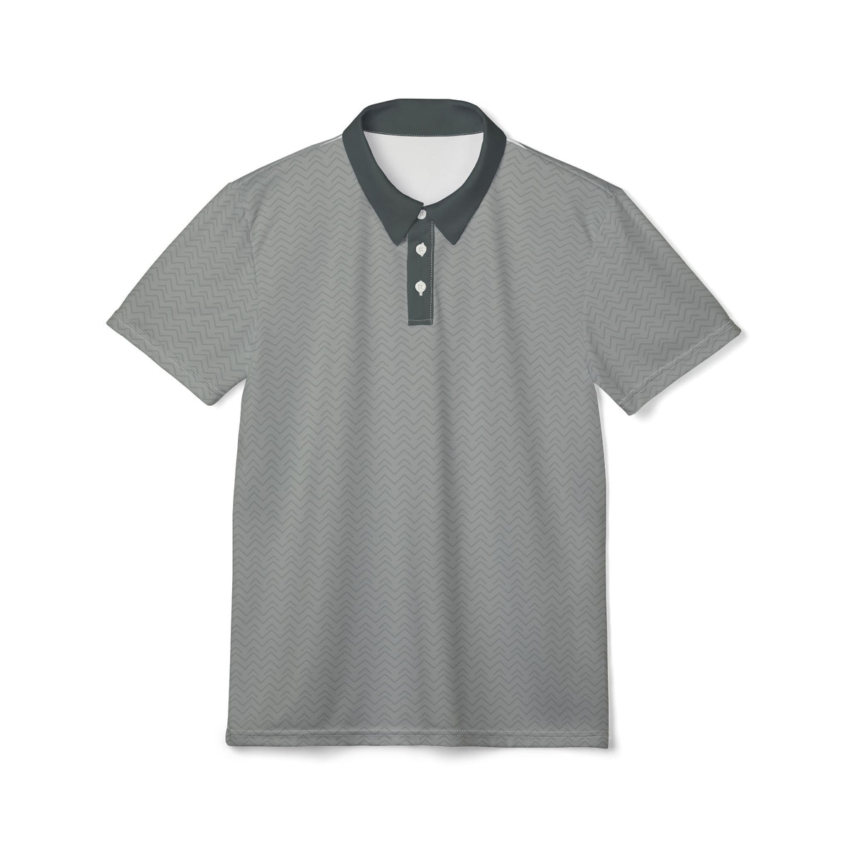 Classic Grey Polo Shirt — Men's Casual Collared Tee