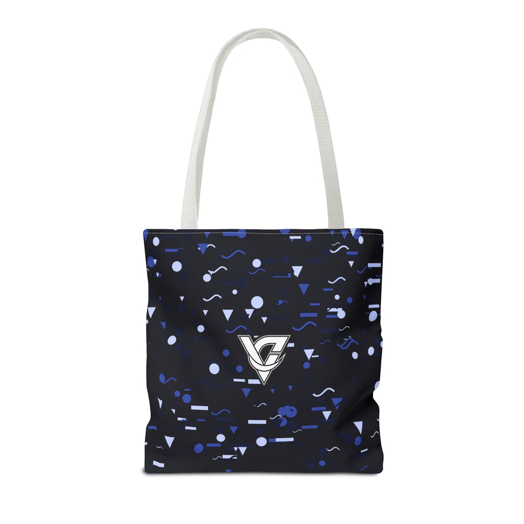Midnight Confetti Tote Bag — All-Over Print Gym & Everyday Tote