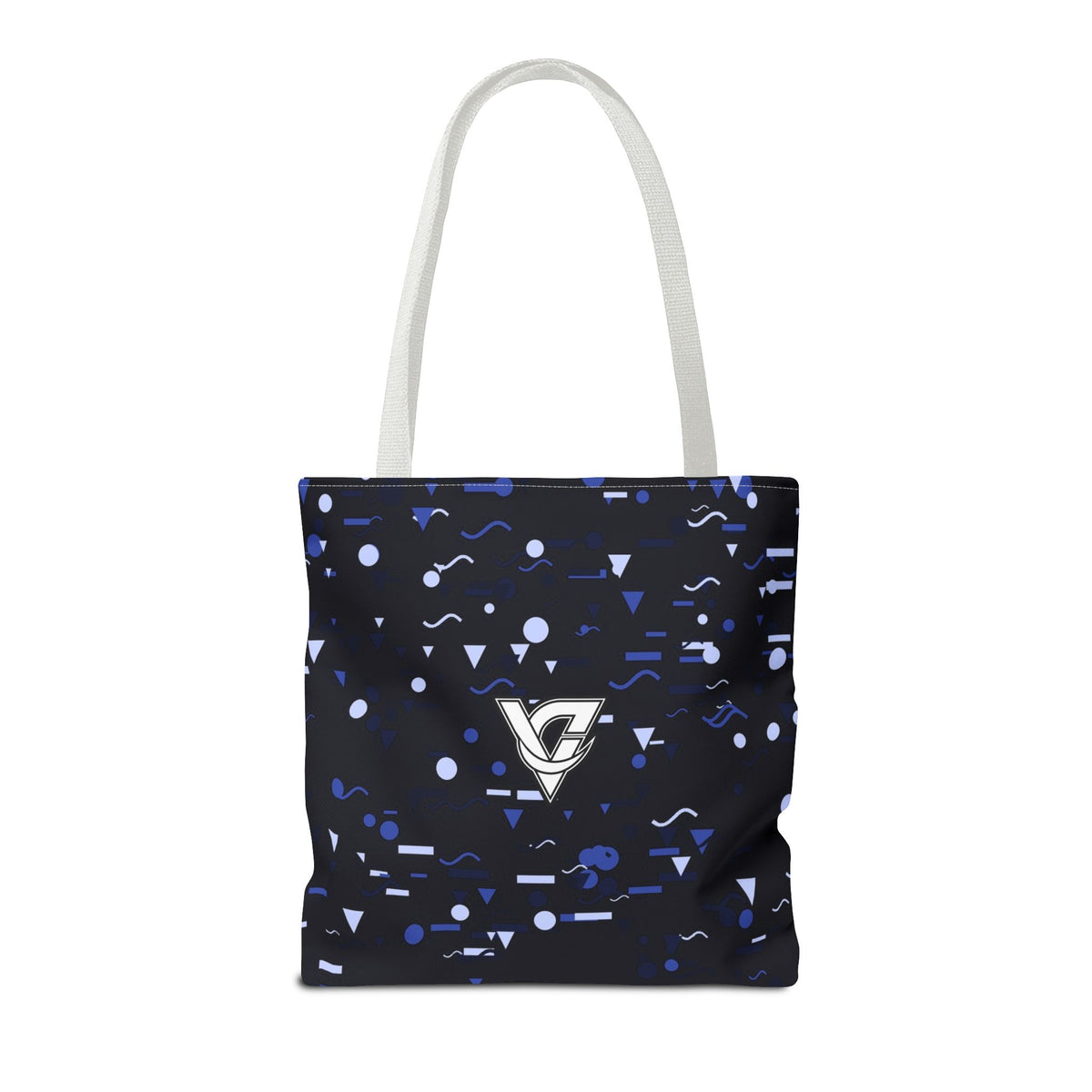 Midnight Confetti Tote Bag — All-Over Print Gym & Everyday Tote