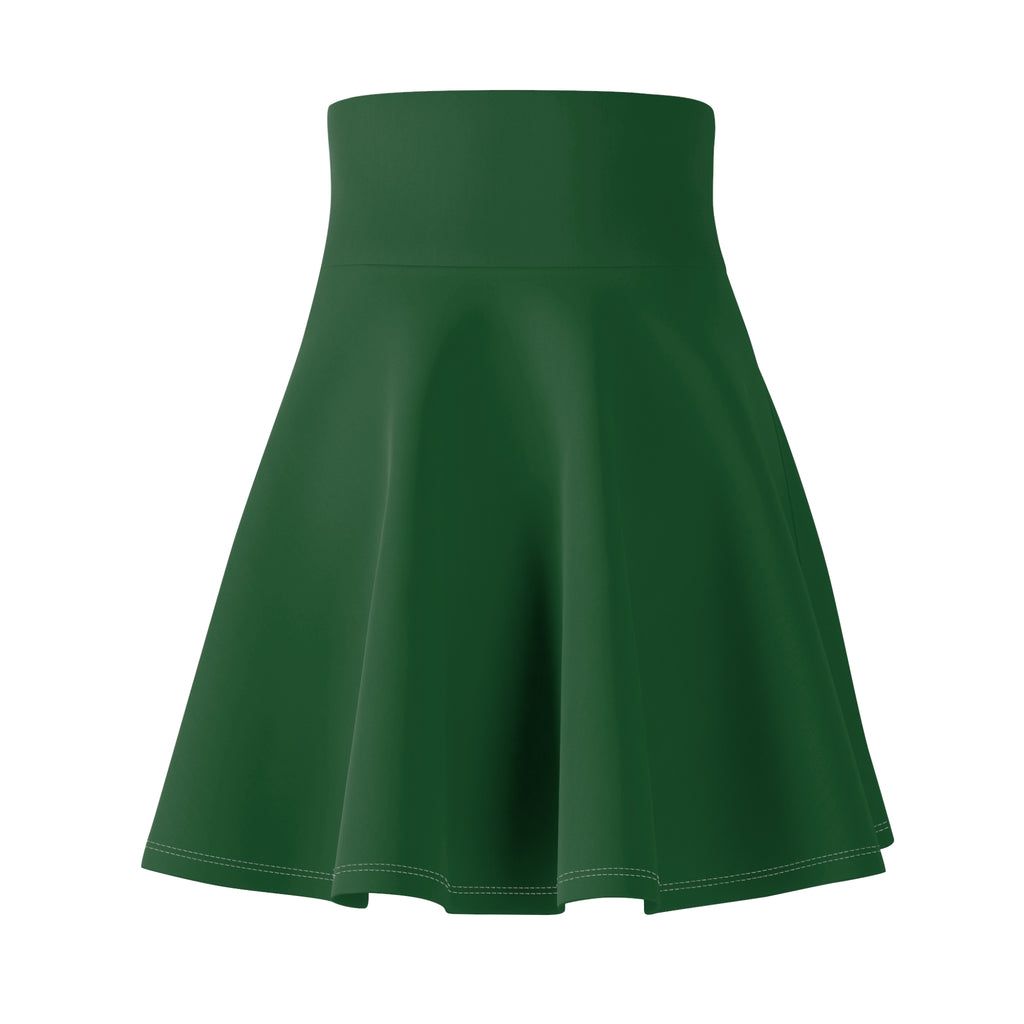 Vantacore Solid Forest Green Women's Athletic Skater Skirt