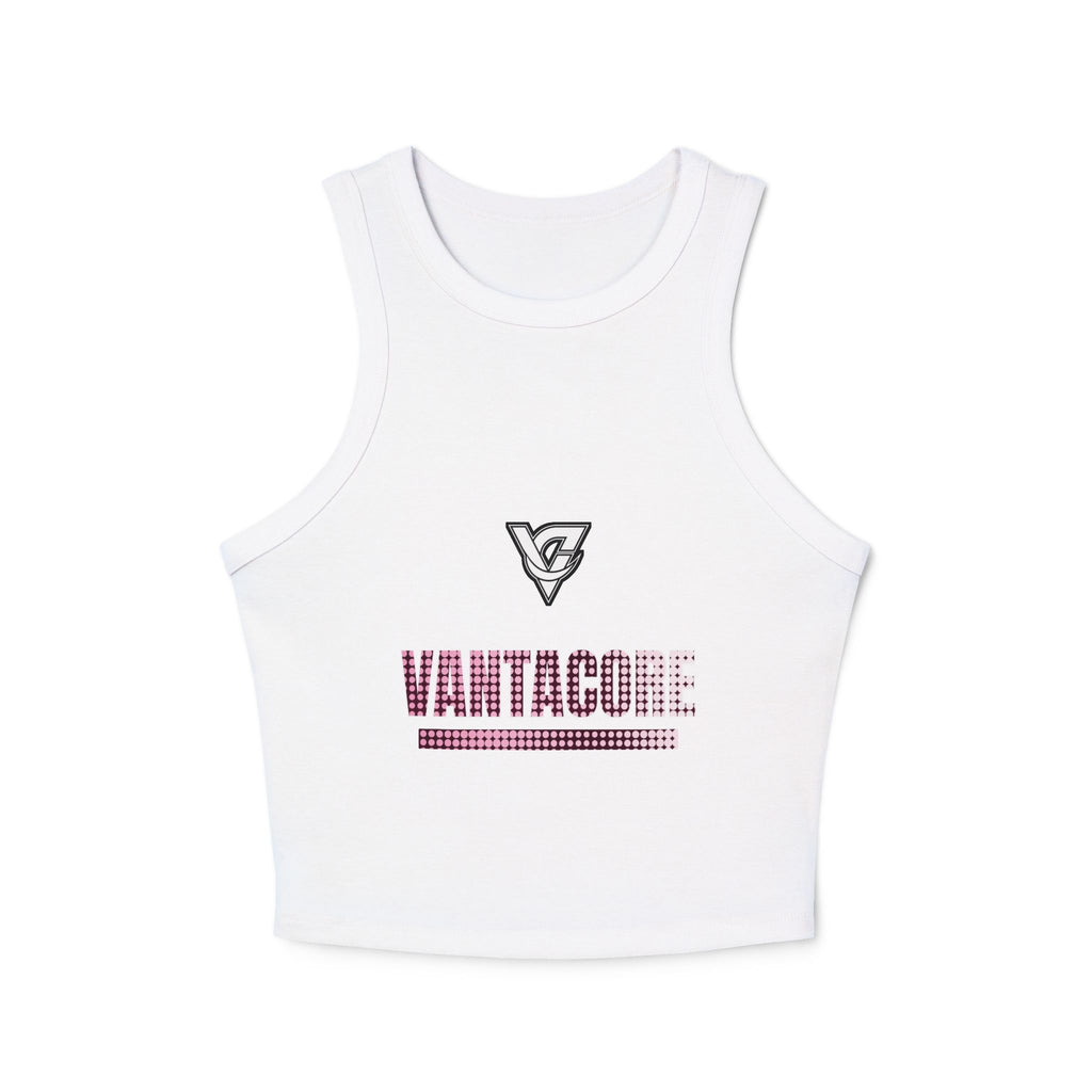 Rose Halftone Women's Racerback Tank