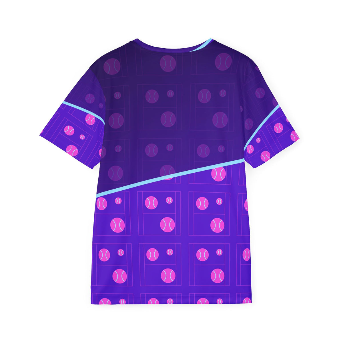 Tennis Ultra Violet Baseline Seam Men's Sports Jersey