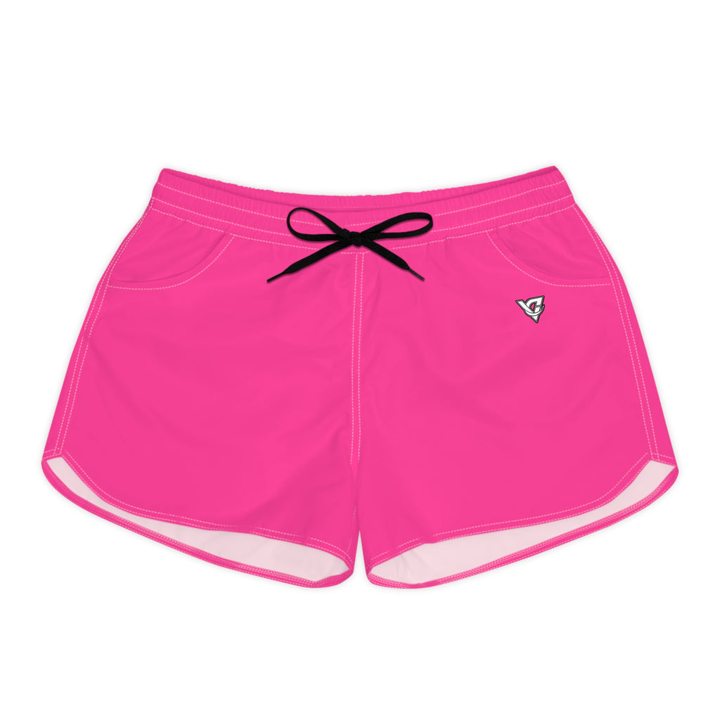 Women's Multipurpose Athletic Shorts with Pockets | Electric Pink Essential