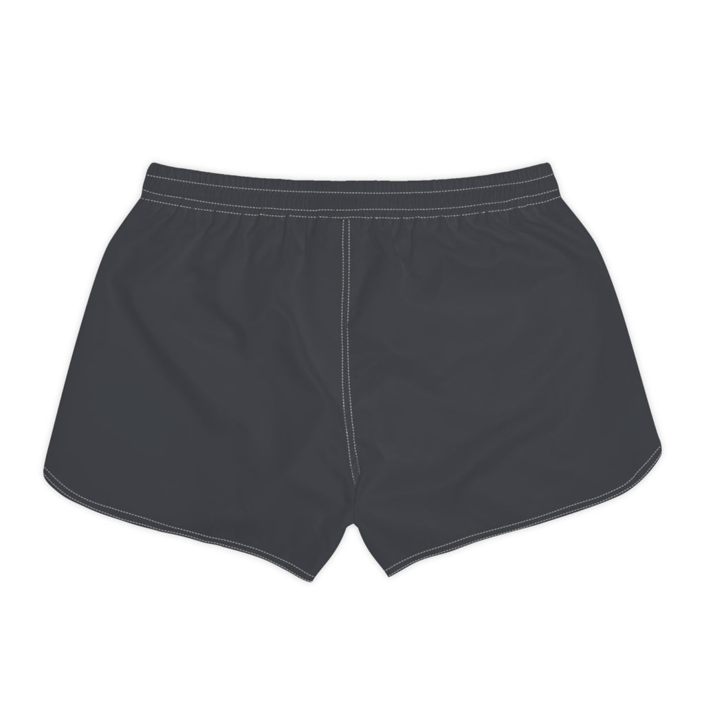 Vantacore Solid Charcoal Women's Athletic Shorts with Pockets