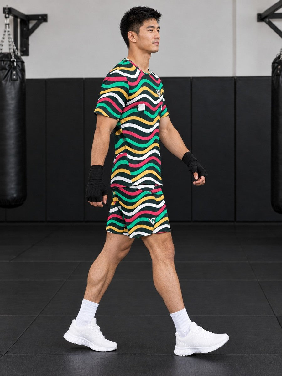Combat Sports Watermelon Wave Rider Men's Sports Jersey - side view
