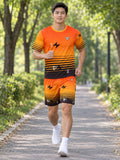 Running Solar Flare Horizon Fade Men's Sports Jersey - front view
