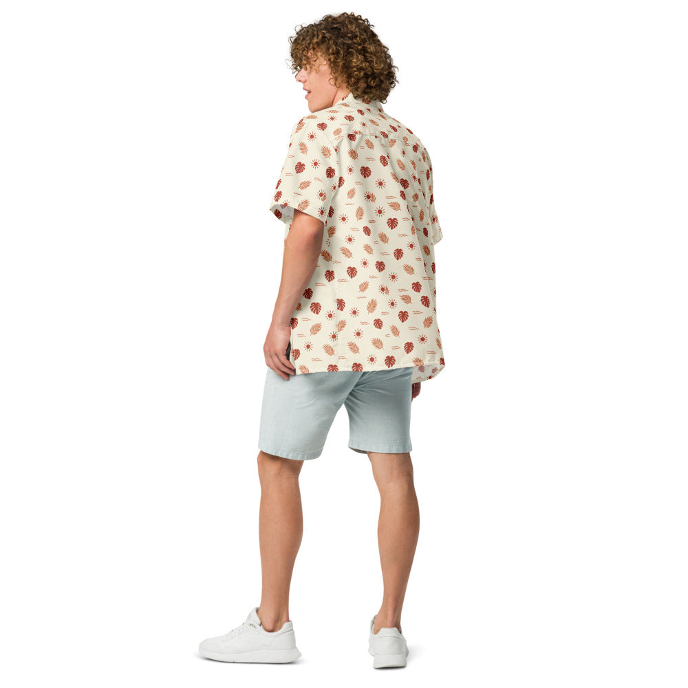 Desert Sun button-up shirt back view