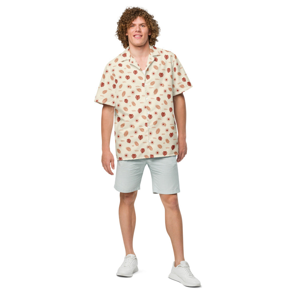 Desert Sun button-up shirt front view