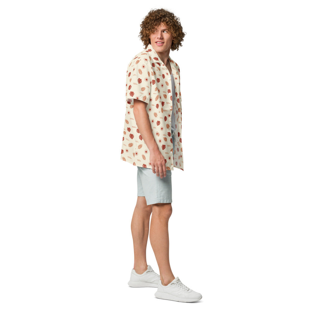 Desert Sun button-up shirt side view