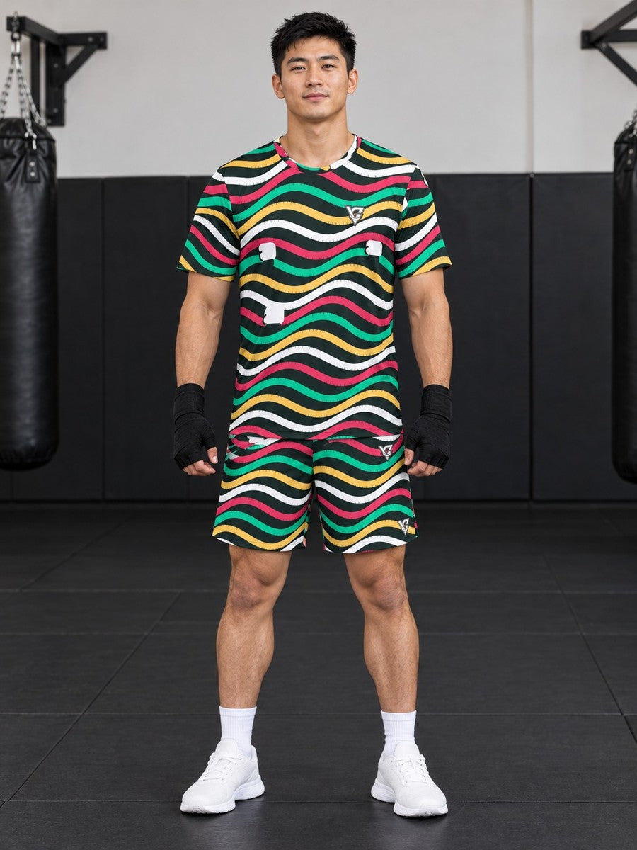 Combat Sports Watermelon Wave Rider Men's Sports Jersey - front view