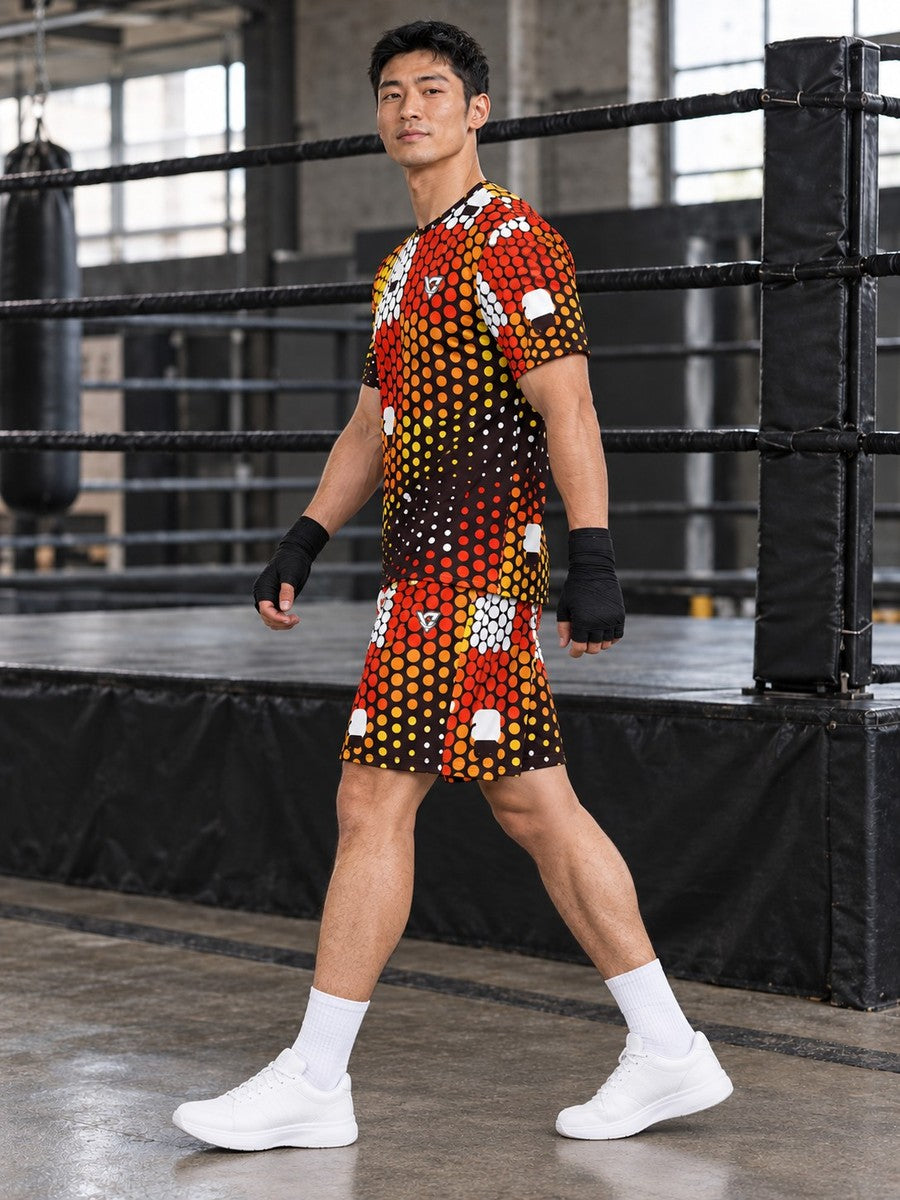 Combat Sports Solar Flare Halftone Pulse Men's Sports Jersey - side view